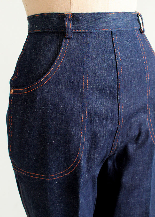 Vintage 1950s Stockton Rockabilly Denim Jeans NOS - Raleigh Vintage