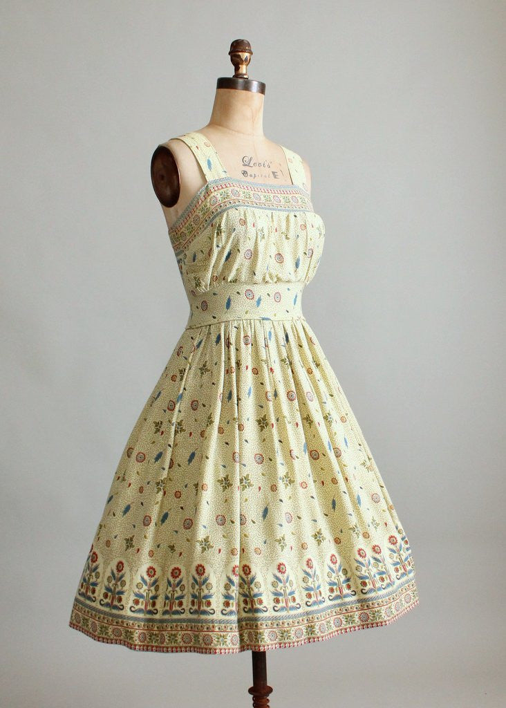 Vintage 1960s Bali Print Sundress | Raleigh Vintage