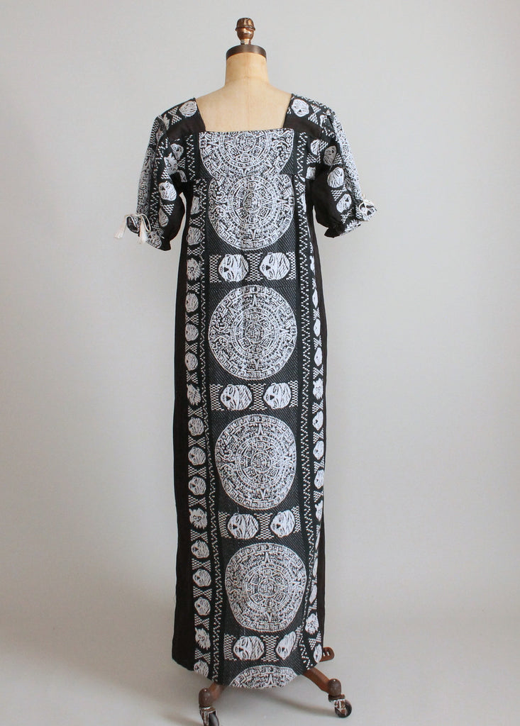 Vintage 1960s Miss Elliette Embroidered Ethnic Caftan Dress | Raleigh ...