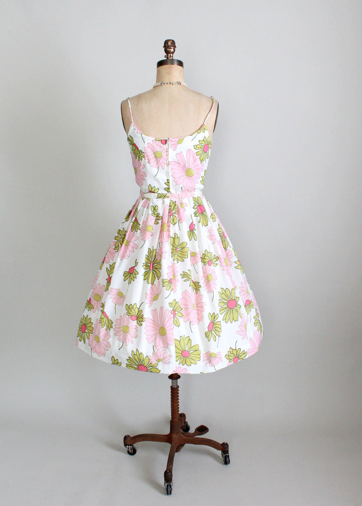 Vintage 1960s Floral Crepe Sundress | Raleigh Vintage