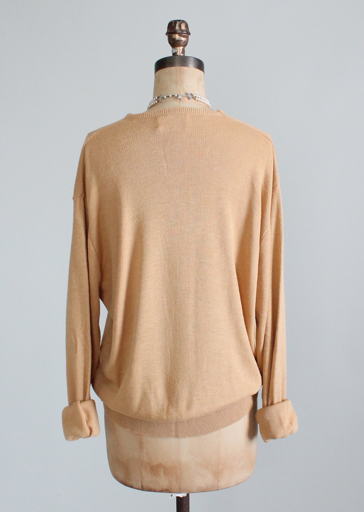Vintage 1960s Boyfriend Slouch Sweater - Raleigh Vintage