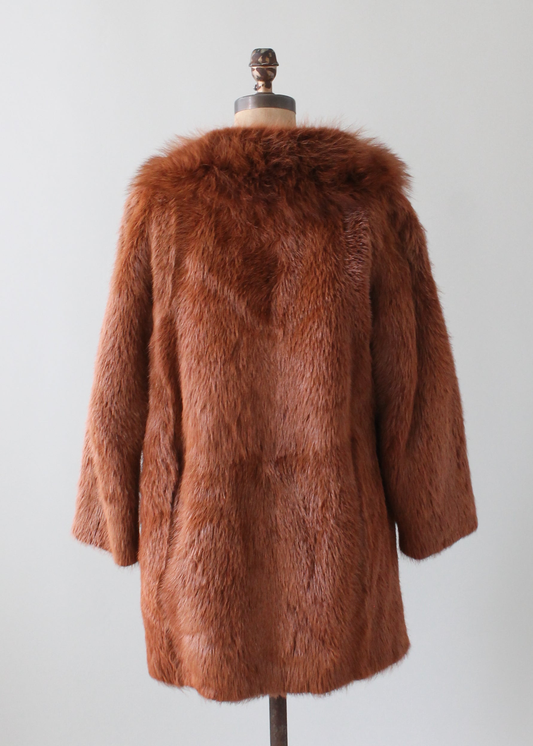 Vintage 1970s Red Fox Fur Coat - Raleigh Vintage