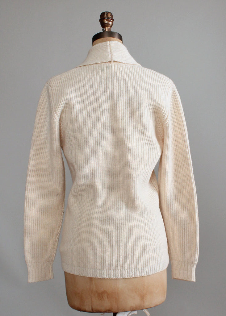 Vintage 1980s Shawl Collar Cozy Cardigan | Raleigh Vintage