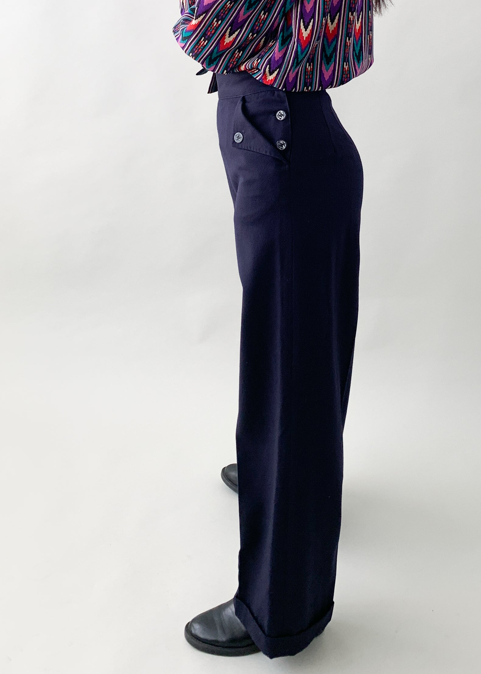 Vintage Ralph Lauren Wool Sailor Pants - Raleigh Vintage