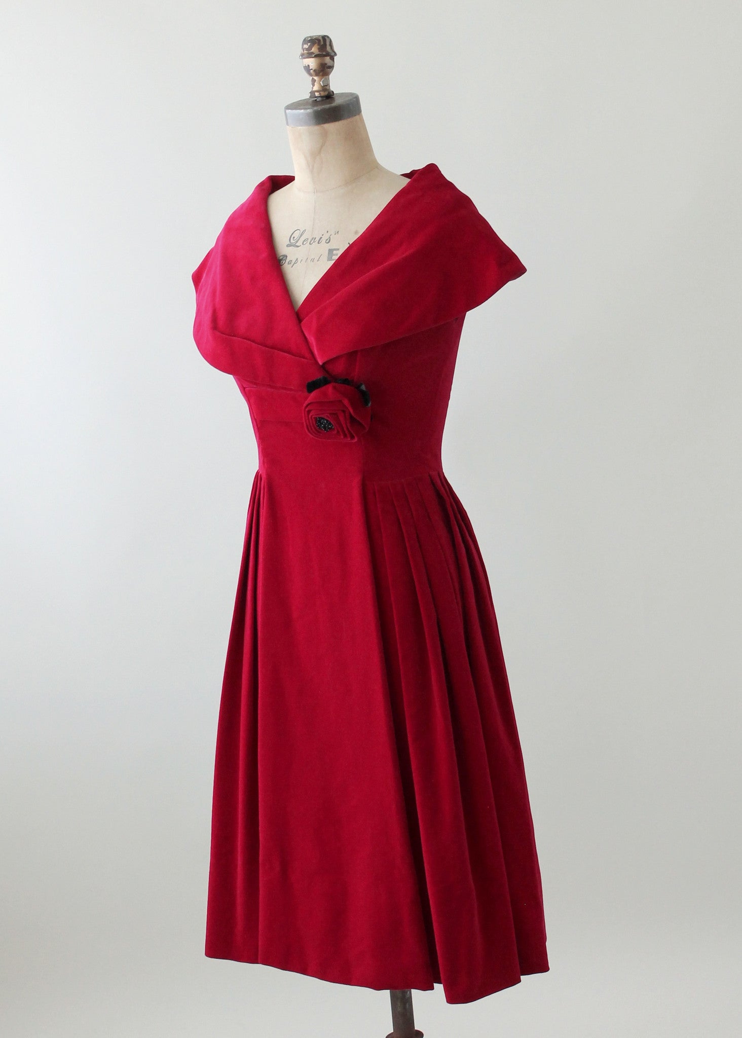 1950s holiday dress