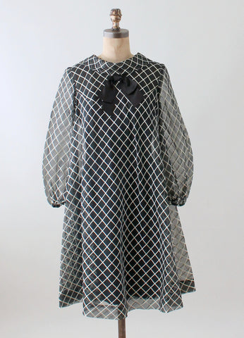 Vintage Early 1940s Blue Cotton Swing Dress | Raleigh Vintage