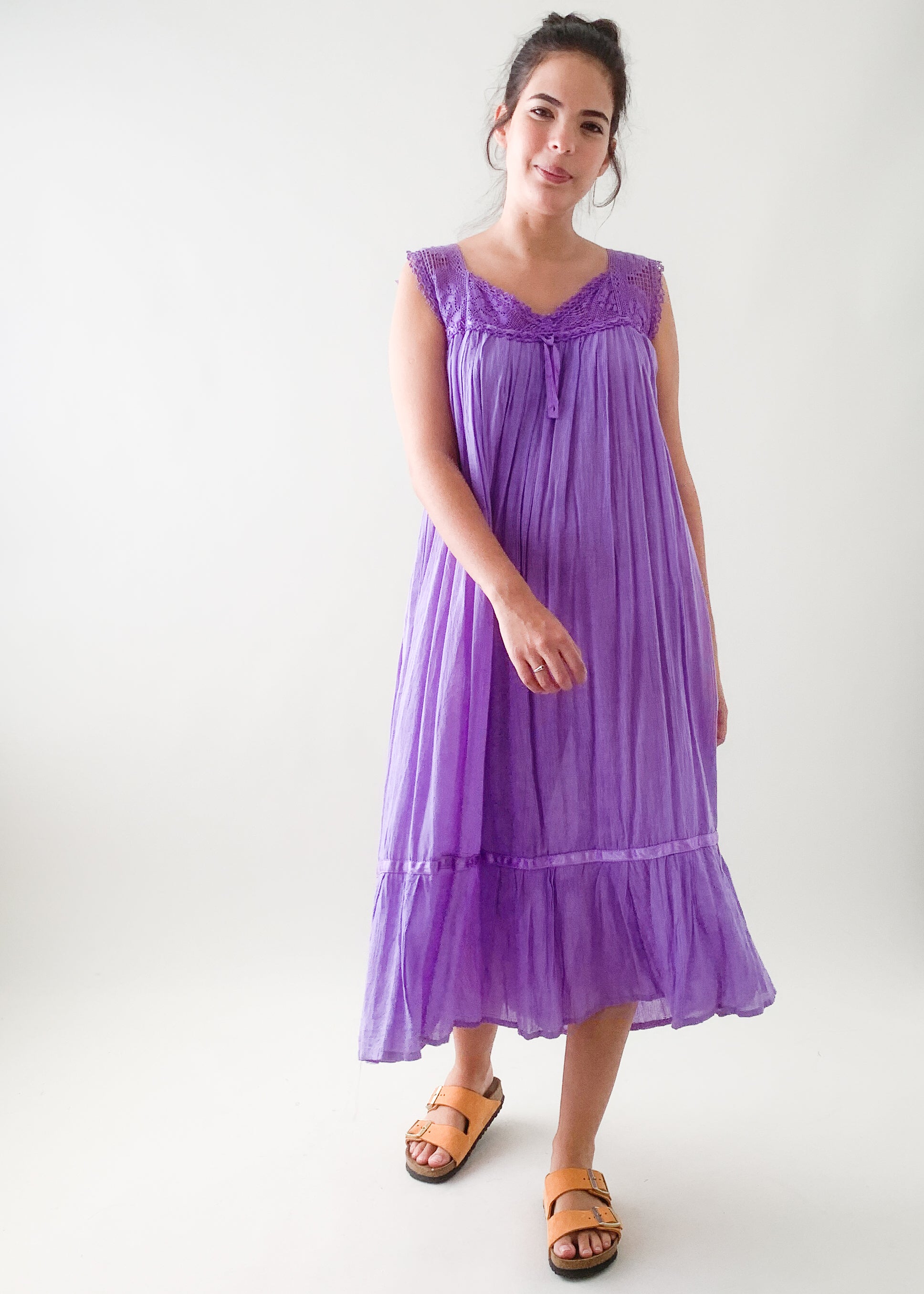 purple 1920s dress