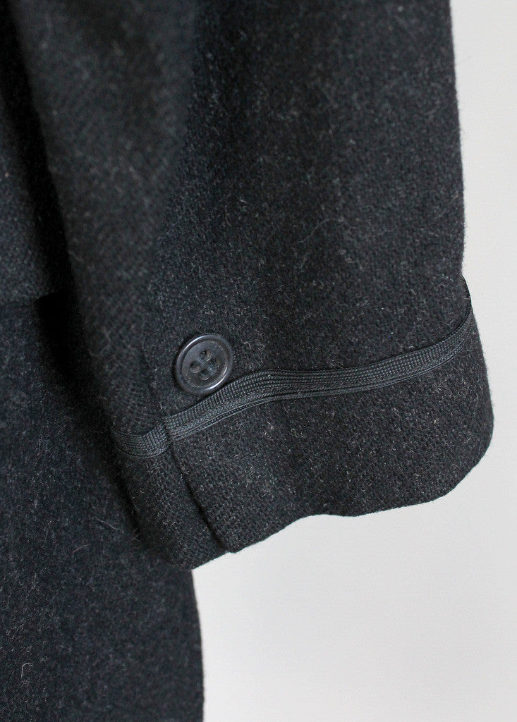 Vintage 1930s Black Tailored Wool Suit - Raleigh Vintage