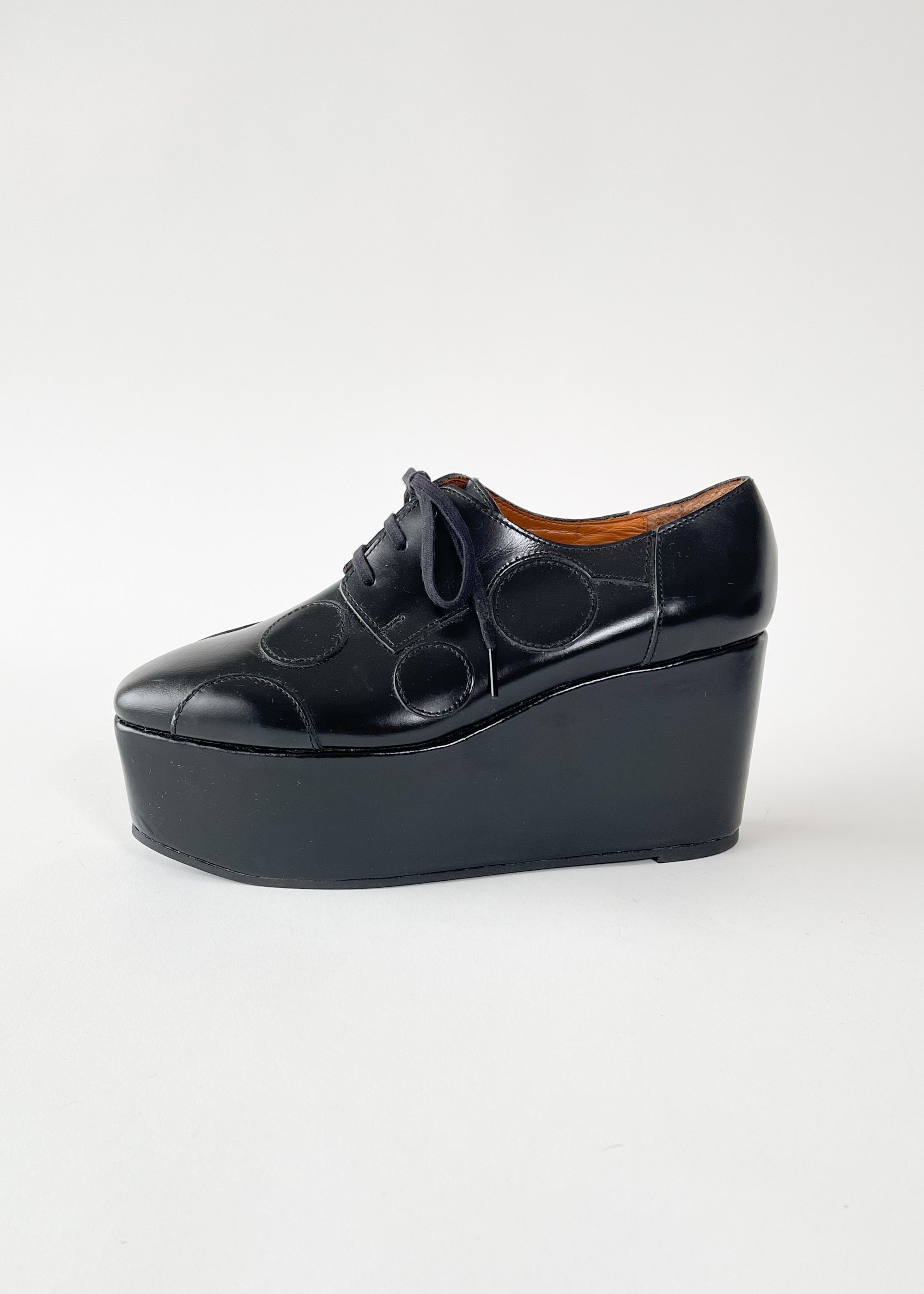 udvande Selv tak Du bliver bedre Junya Watanabe Comme des Garcons Platform Circle Shoes - Raleigh Vintage