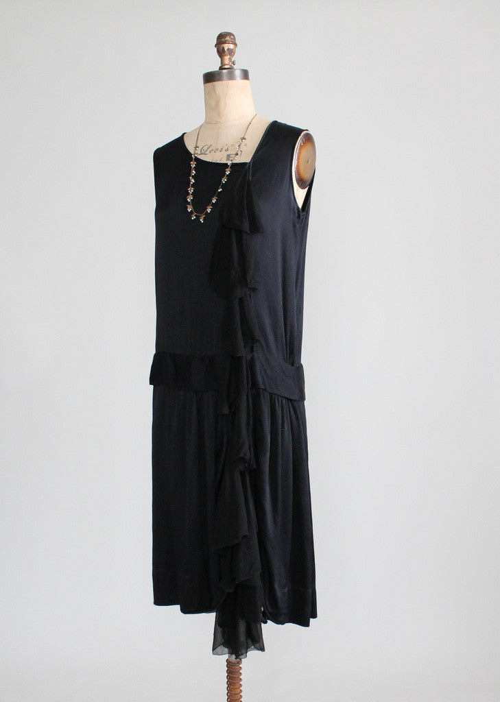 chiffon flapper dress