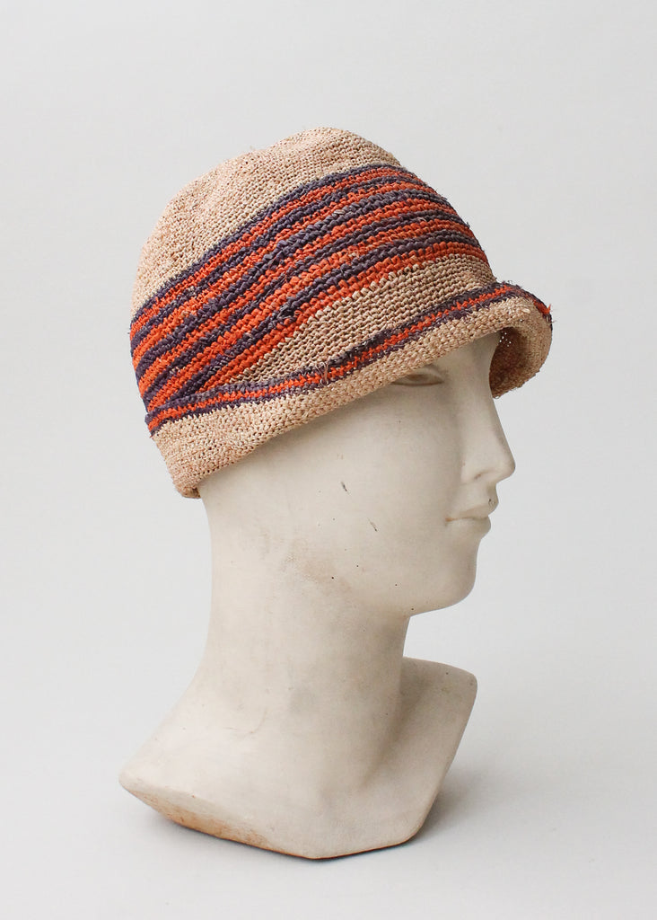 Vintage 1920s Straw Cloche Hat | Raleigh Vintage