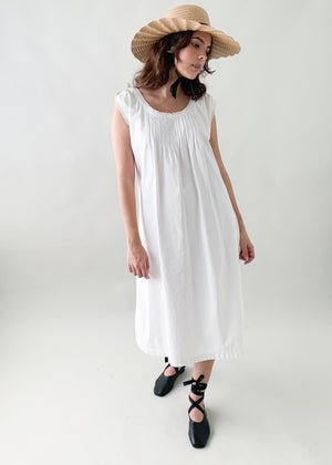 vintage white summer dress