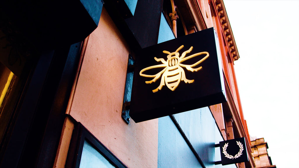 Manchester Bee Sign