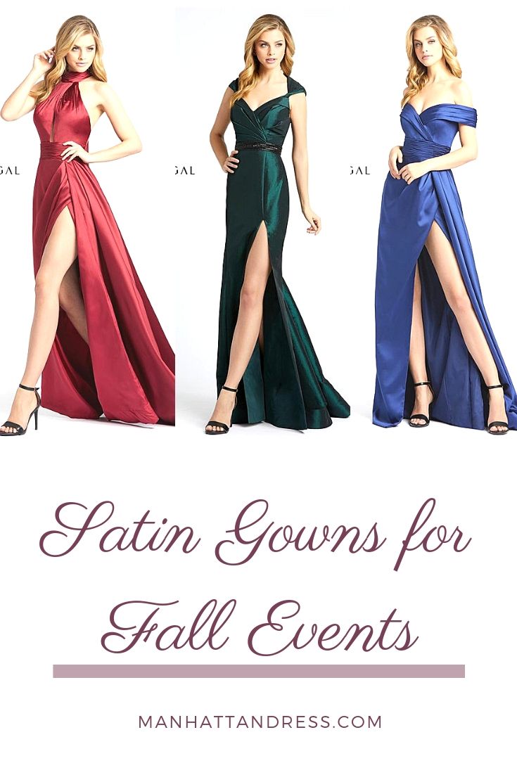 Xxxx School Girl Do Co - Satin Gowns for Fall Events! â€“ Manhattandress