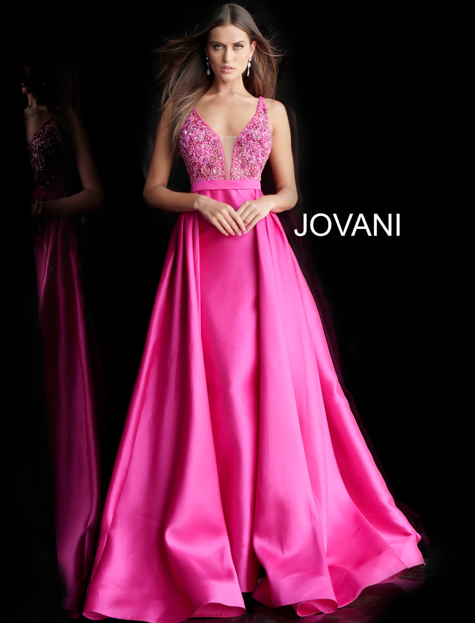 jovani fuchsia dress