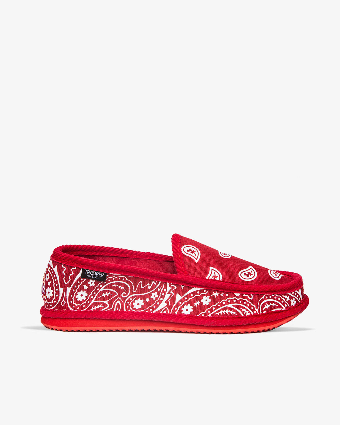 red bandana nike slides