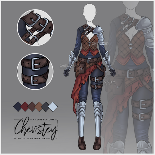 Outfit Adoptable [Twin Dress] – Chevistey
