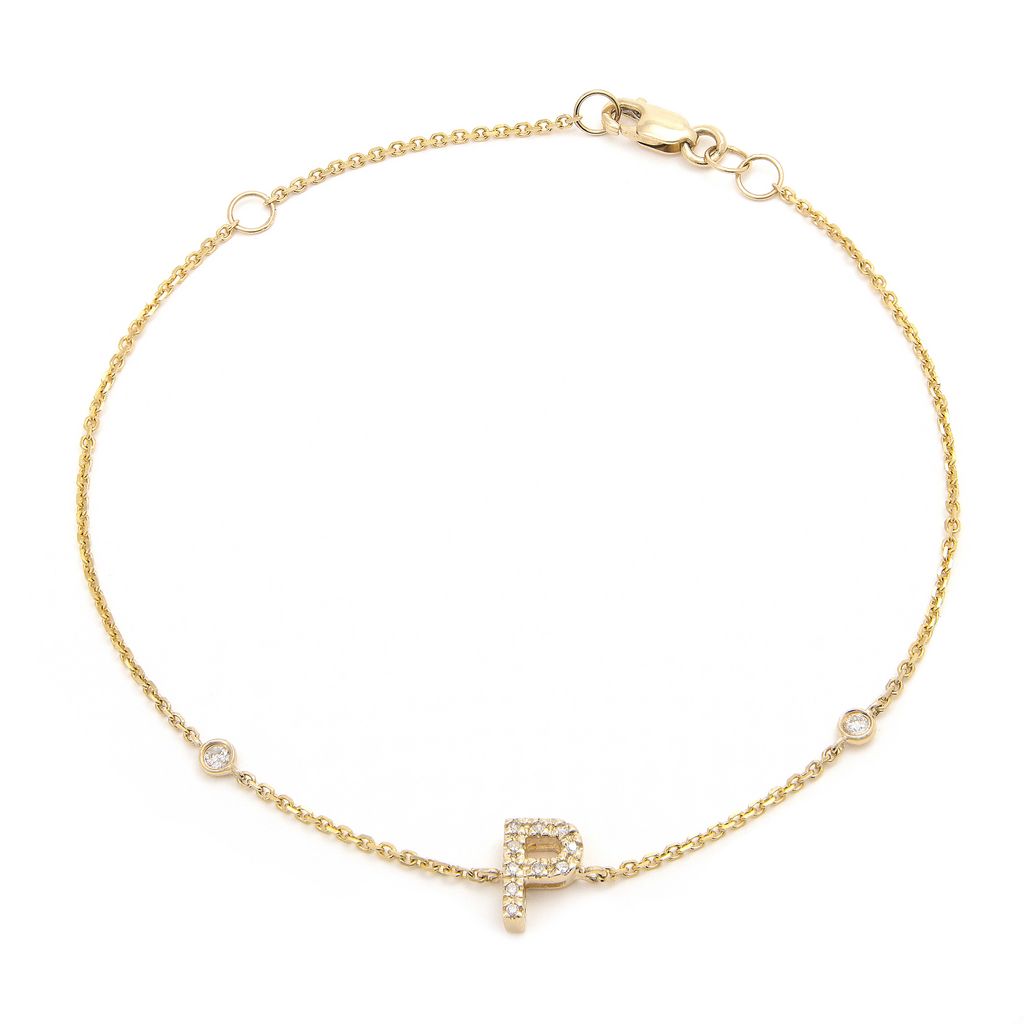 14k Gold Filled Letter Bracelet – xohanalei