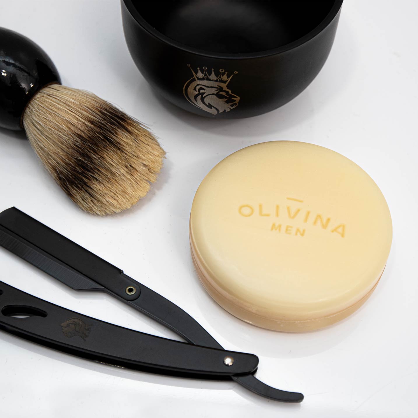 Olivina Men Shave Soap New Bourbon Cedar Offer Ts