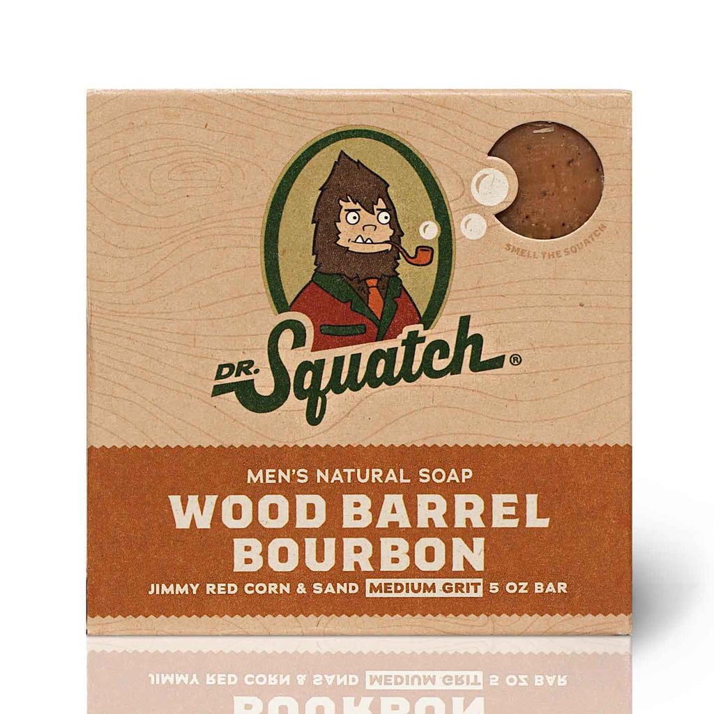 Dr. Squatch Basic Squatch Forest Pack - Pine Tar and Birchwood Breeze -  Handmade Bar Soap With Organic Oils, Soap Gripper and Saver