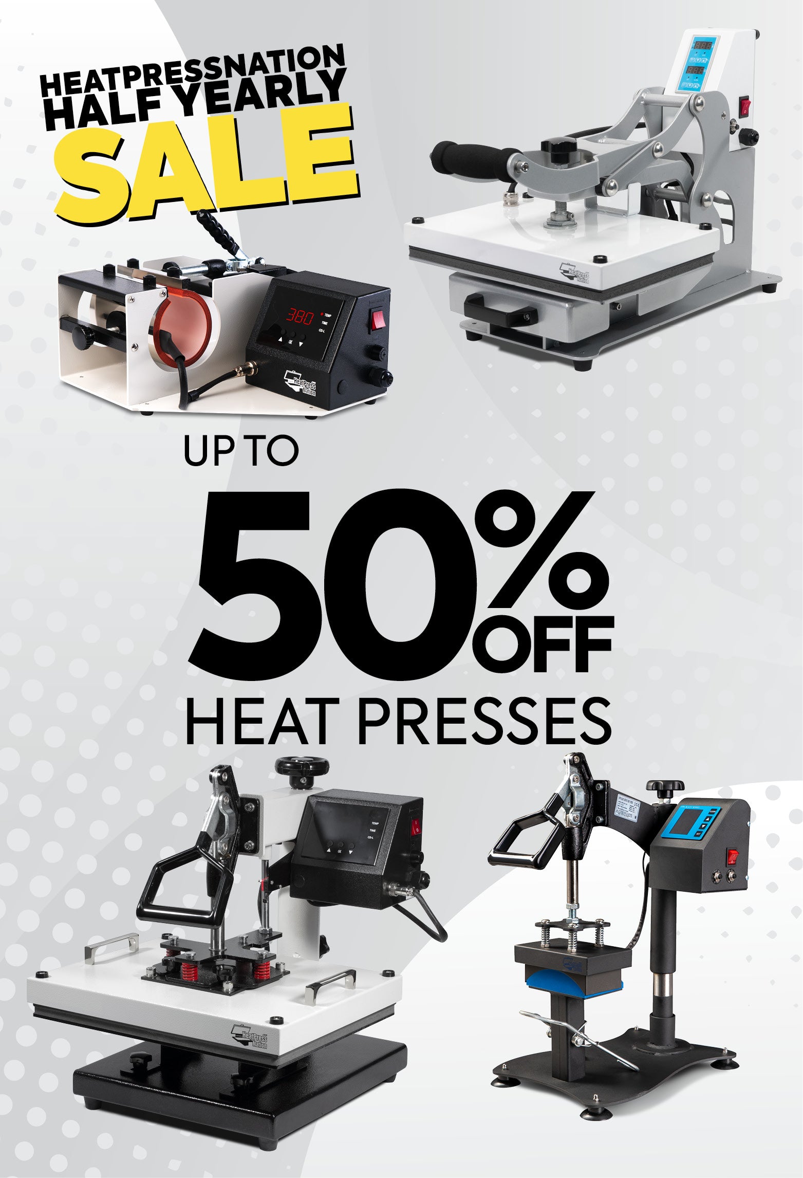 heat press nation: HPN CraftPro Heat Presses Back in Stock!