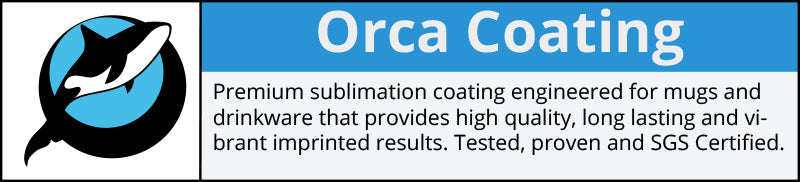 HPN ORCA Premium 15 oz. Sublimation Ceramic Mug - 36 per Case