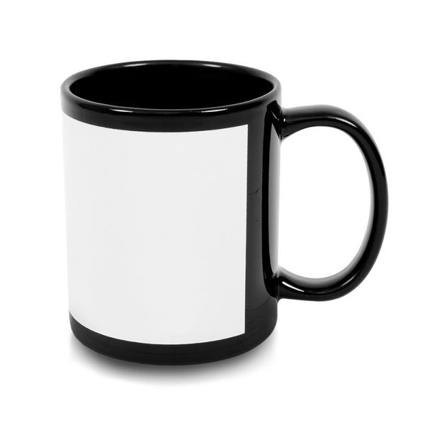 Buy Wholesale China 15 Oz Sublimation Blank Mugs White Black Glazed Mugs  Large Capacity Coated Ceramic Cups & Sublimation Blank Mugs at USD 0.82