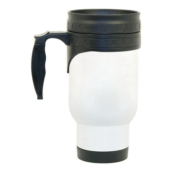 CALCA 36pcs 11oz Superfine White Ceramic Sublimation Coffee Mugs with Colored Rim and Handle
