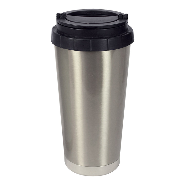 Customizable Travel Mug 14 oz Stainless Steel - Silver – BeeGeeTees