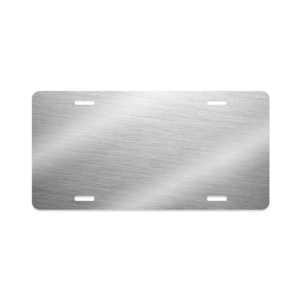 Unisub Sublimation Blank License Plate : Clear Gloss : 11.875" x 5.875"
