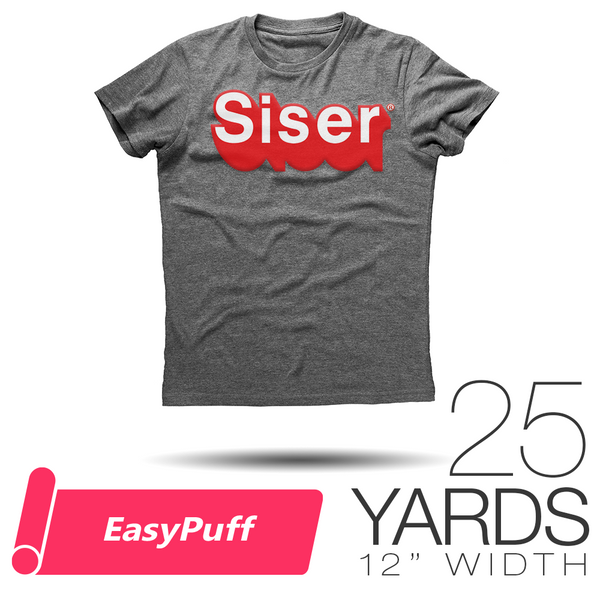 3D Puff Vinyl Heat Transfer for T-Shirts, Puff Heat Transfer Vinyl for Easy to Cut White