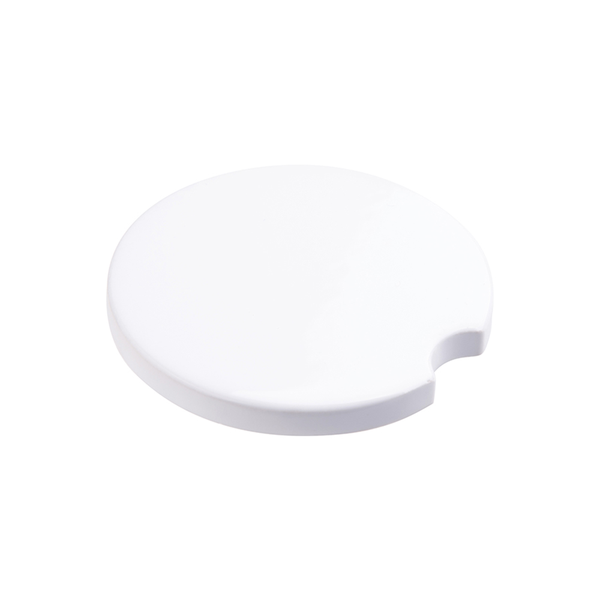 UNISUB 5521 Sublimation Keychain blanks Round 2.5 Two Sided - Gloss White  Plastic (case of 50) - Sublimax