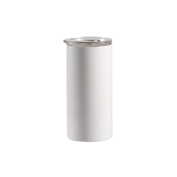 HPN SubliCraft 16 oz. White Sublimation Stainless Steel Skinny Tumbler