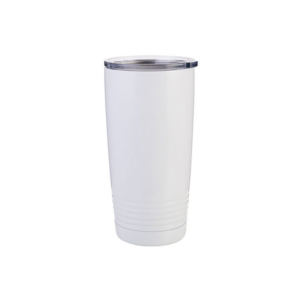 SubliCraft Sublimation 30 oz. Stainless Steel Sublimation Skinny Tumbler  with Straw - Glitter Silver