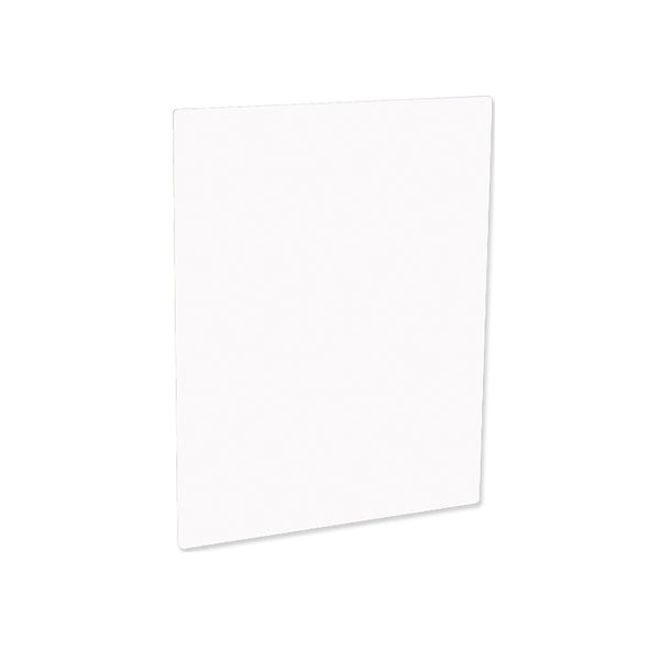 It Supplies - ChromaLuxe Gloss White Hardboard Rectangle Wall Tiles w/Mount  6 x 8 (0.25 thick) - 12 per Case - OUT OF STOCK - 4932