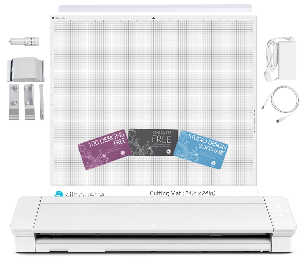 Silhouette Cameo 5 Vinyl Bundle- 36 Sheets Of Vinyl, Vinyl Tool Kit, P