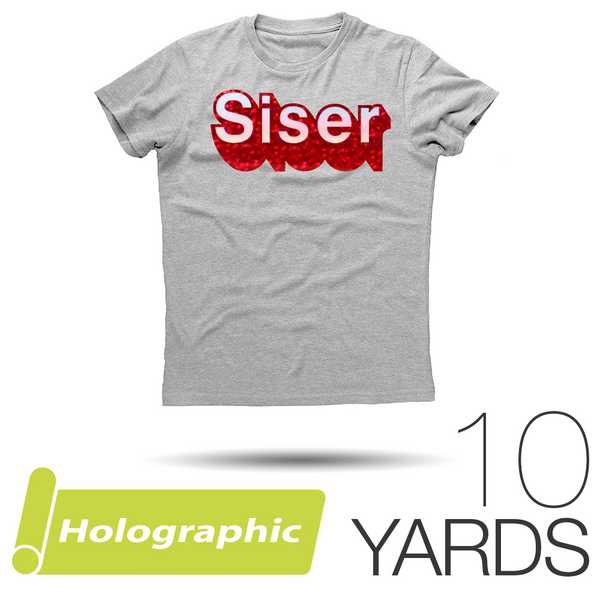 Siser Holographic HTV 20x5ft - Iron on Heat Transfer Vinyl (Mystic Pearl)