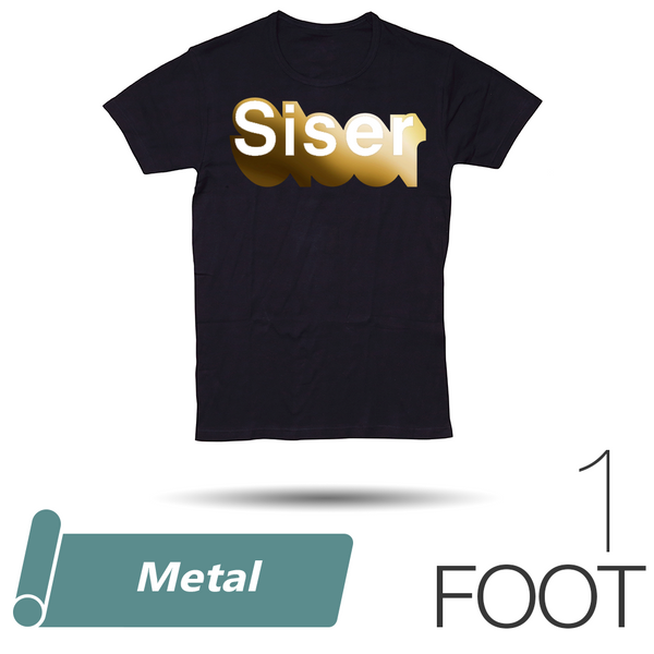 Siser Metal Heat Transfer Vinyl - Gold HTV