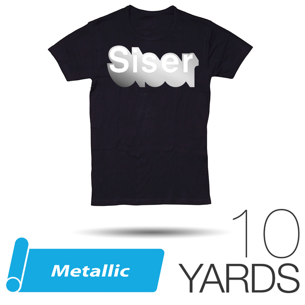 Siser Metal: Metallic Finish Heat Transfer Vinyl - 12 By-The-Foot