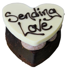 The Share the Care Luxury Brownie Heart