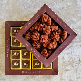 A chocolate lover hamper with Dello Mano brand