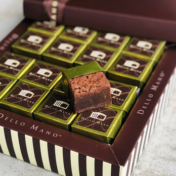 A gift Box of Dello Mano Classic Luxury Brownies