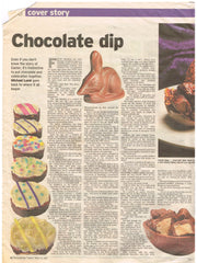 Dello Mano Easter Brownie Egg Historical Media Coverage