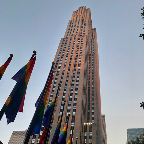 A building in New York Skyline