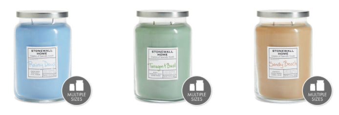 Stonewall Home hand-trimmed candles