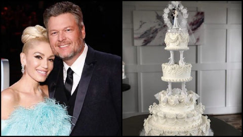 Gwen Stefani and Blake Shelton Wedding Cake Topper