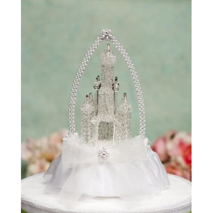 Cinderella Castle Cake Topper With Arch Wedding Collectibles