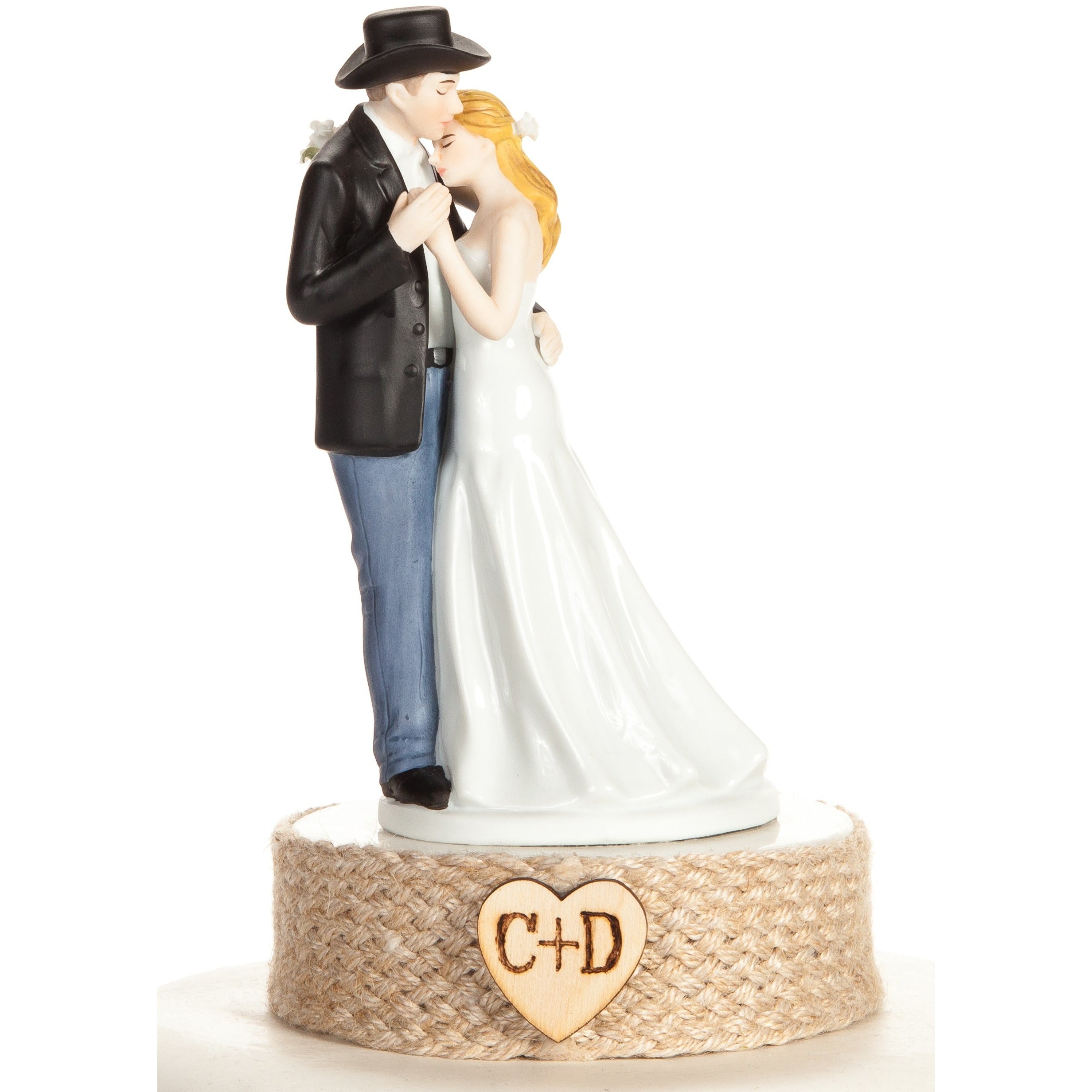Personalized Western Bride And Groom Wedding Cake Topper Wedding