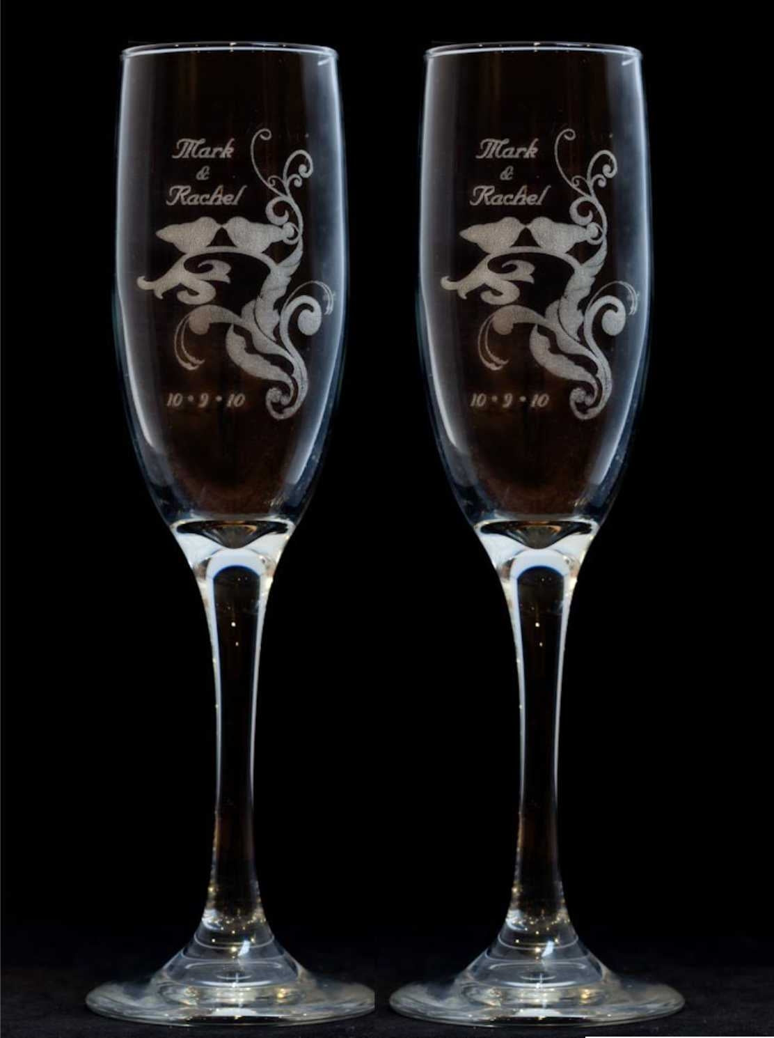 Wedding Toast Goblets for a Customized Wedding