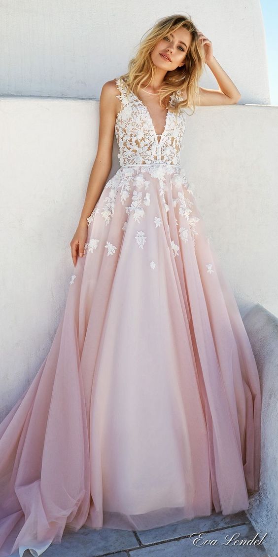 Are you into blush wedding dresses?